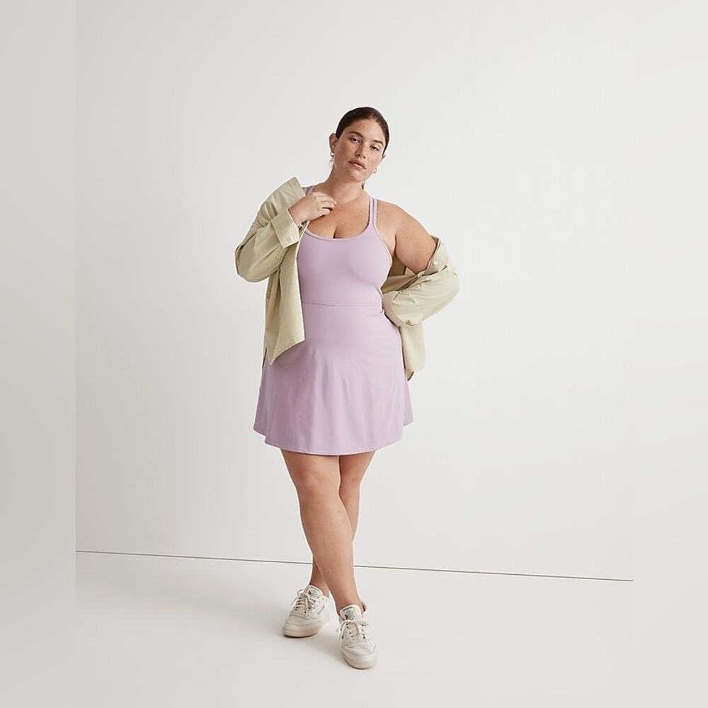 Madewell Lilac Plus Flex Cutout Fitness Dress NJ158 Size 1X